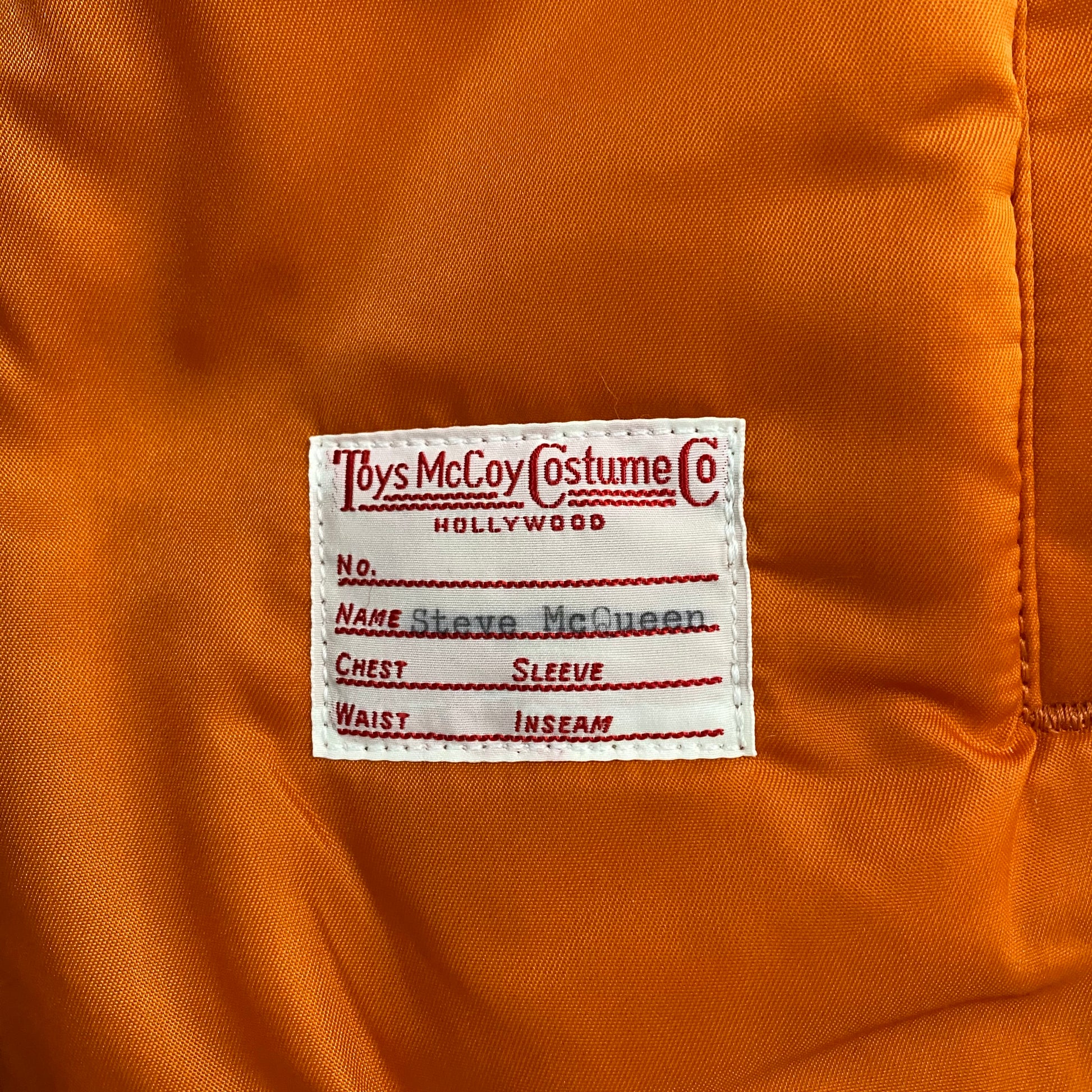 TOY'S McCOY/トイズマッコイ TYPE MA-1 MIL-J-8279E " STEVE McQUEEN "/TMJ2519 アウター ｜南国 高知のジーパン屋 ORIGINAL