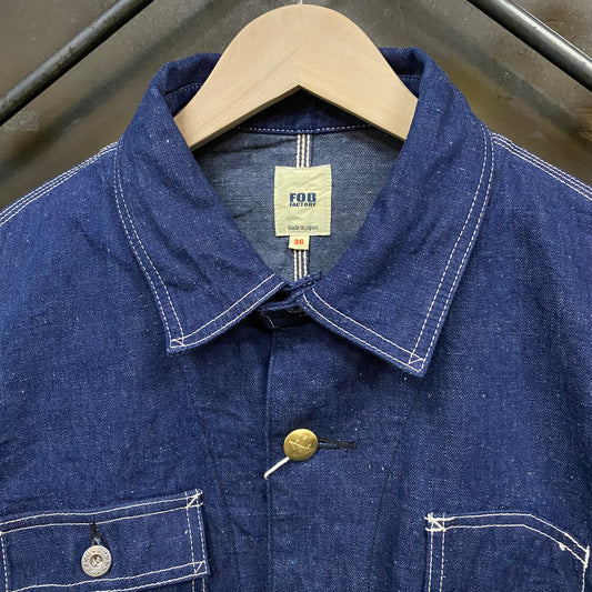 FOB FACTORY/エフオービーファクトリー DENIM CHORE JKT チョアジャケット/F2455 ｜南国 高知のジーパン屋 ORIGINAL