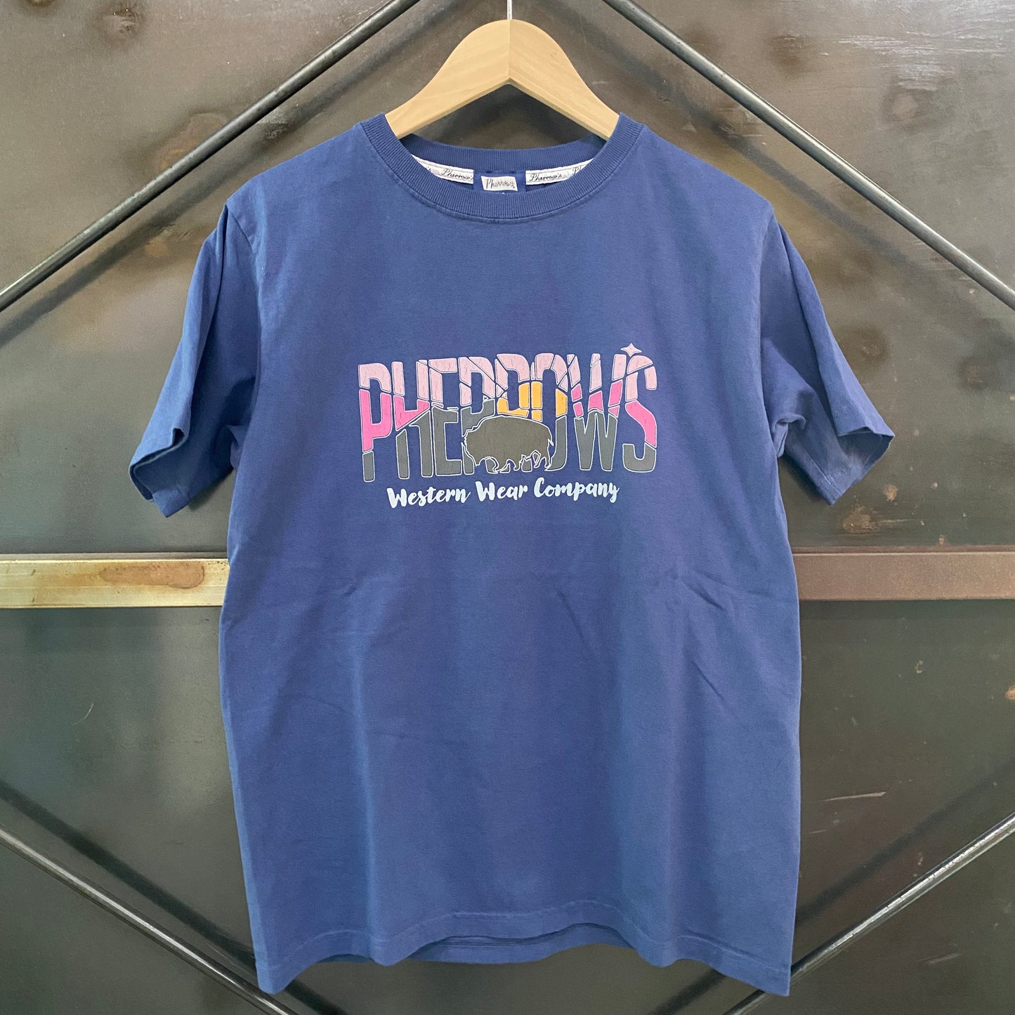 PHERROW'S /フェローズ バッファロー プリントTシャツ/25S-PT19