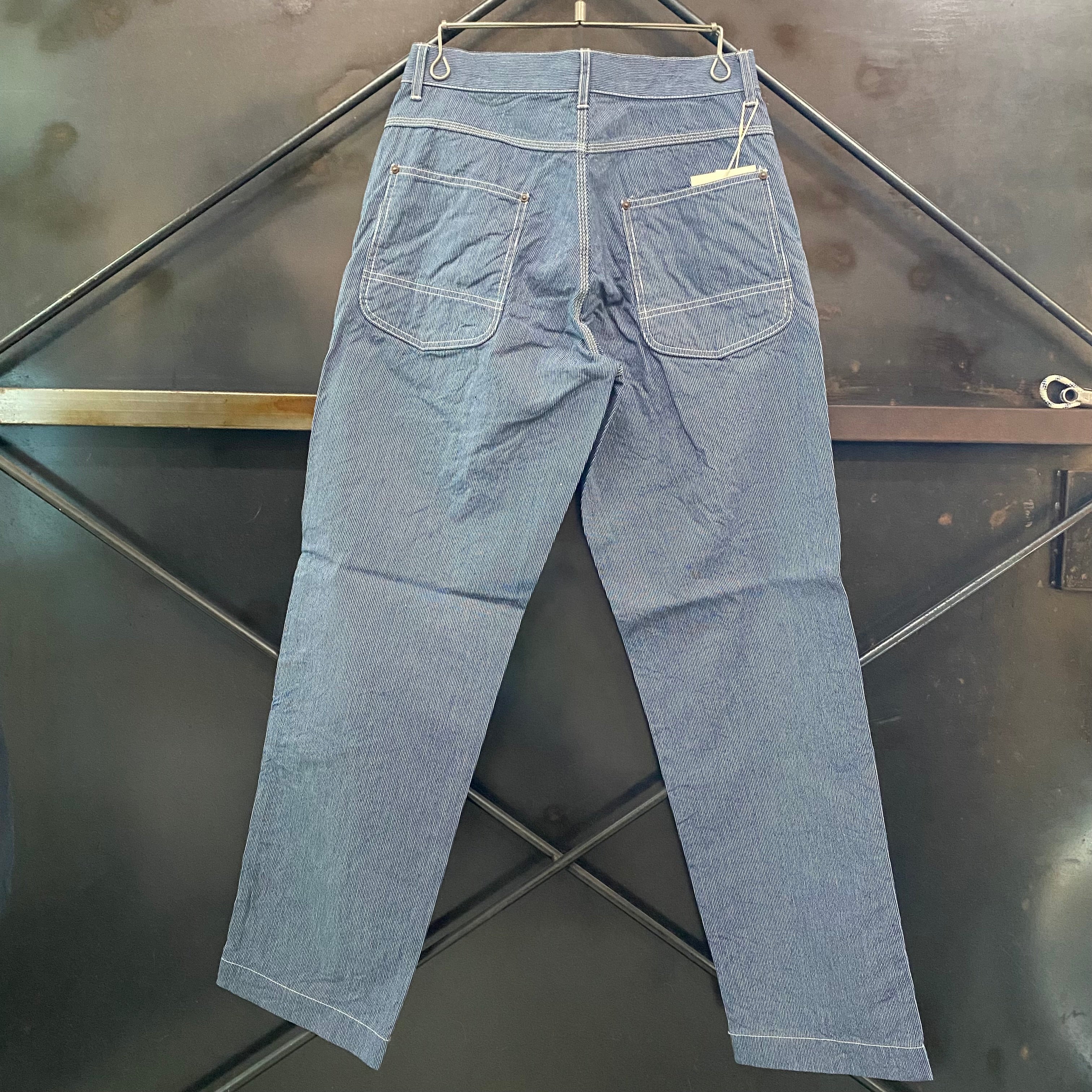 FOB FACTORY /エフオービーファクトリー ヒッコリーワークパンツ/F0548