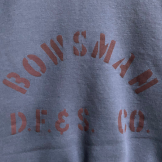 TWO MOON/トゥームーン 丸胴ラグランスリーブ半袖スウェット"BOWSMAN"/10330-36
