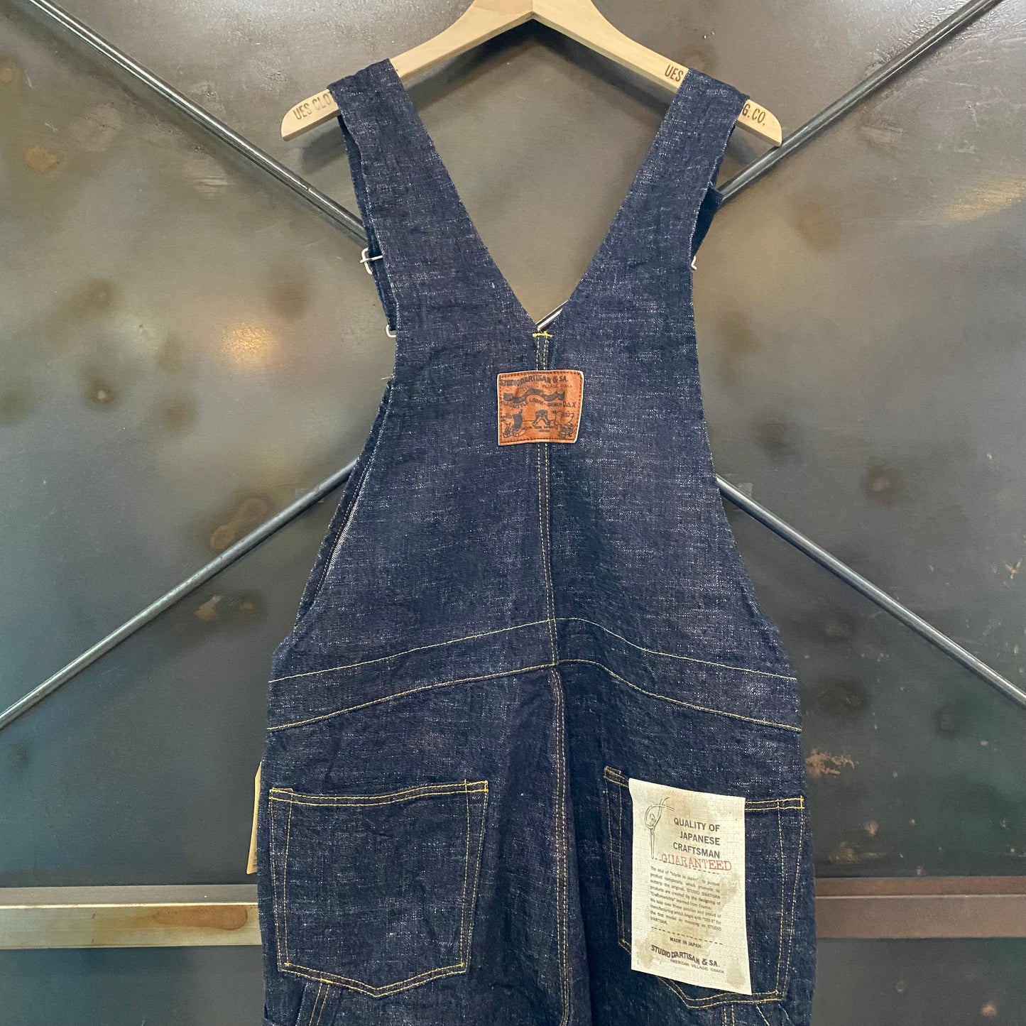STUDIO D'ARTISAN & SA./ステュディオ・ダ・ルチザン GL3デニムオーバーオール /D1911 オーバーオール・サロペット ｜南国 高知のジーパン屋 ORIGINAL