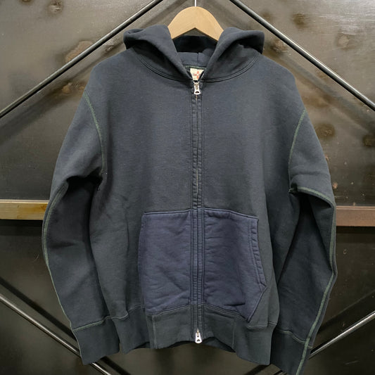 TWO MOON/トゥームーン へヴィーウエイト フルジップスウェット パーカー/17515-78 78 CARBON BLACK カーボンブラック スウェット ｜南国 高知のジーパン屋 ORIGINAL