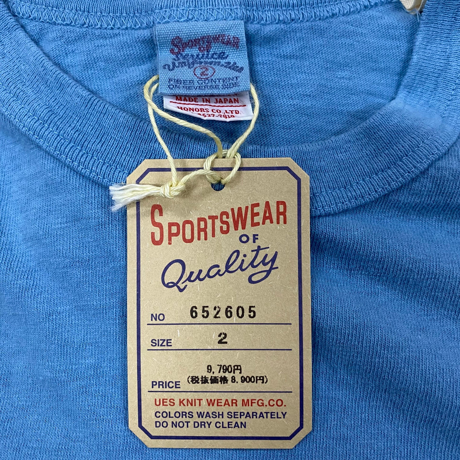 UES/ウエス WASH & WEAR Tシャツ/652605 Tシャツ ｜南国 高知のジーパン屋 ORIGINAL