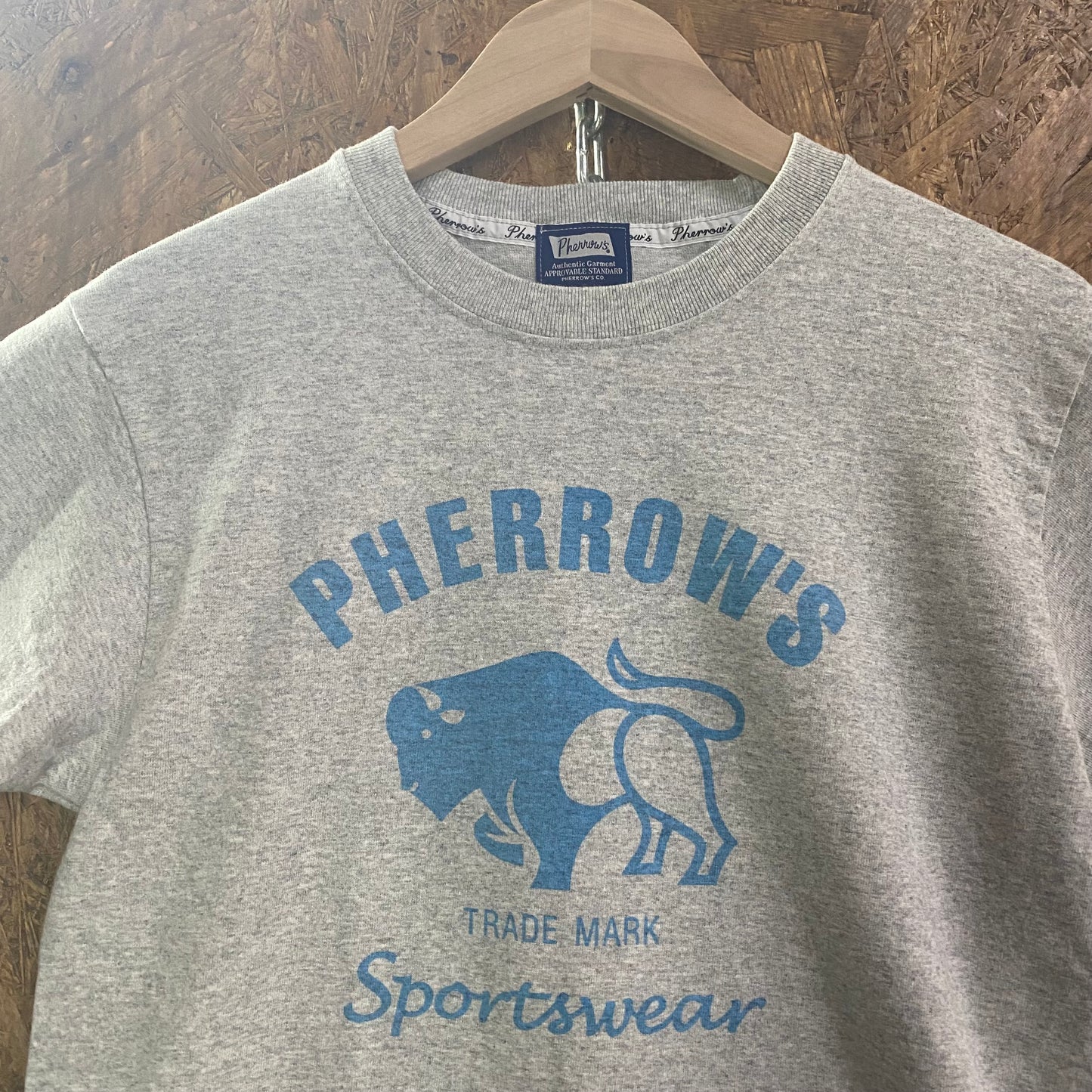 PHERROW'S /フェローズ バッファローロゴプリントT25S-PT2