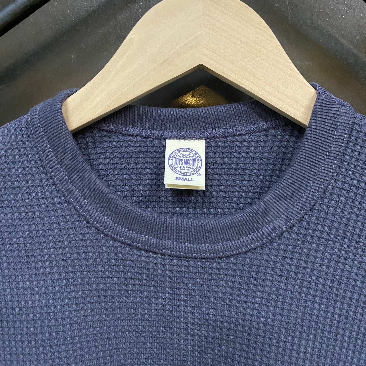 TOY'S McCOY/トイズマッコイ　BIG WAFFLE CREW NECK SHIRT/ TMC2554