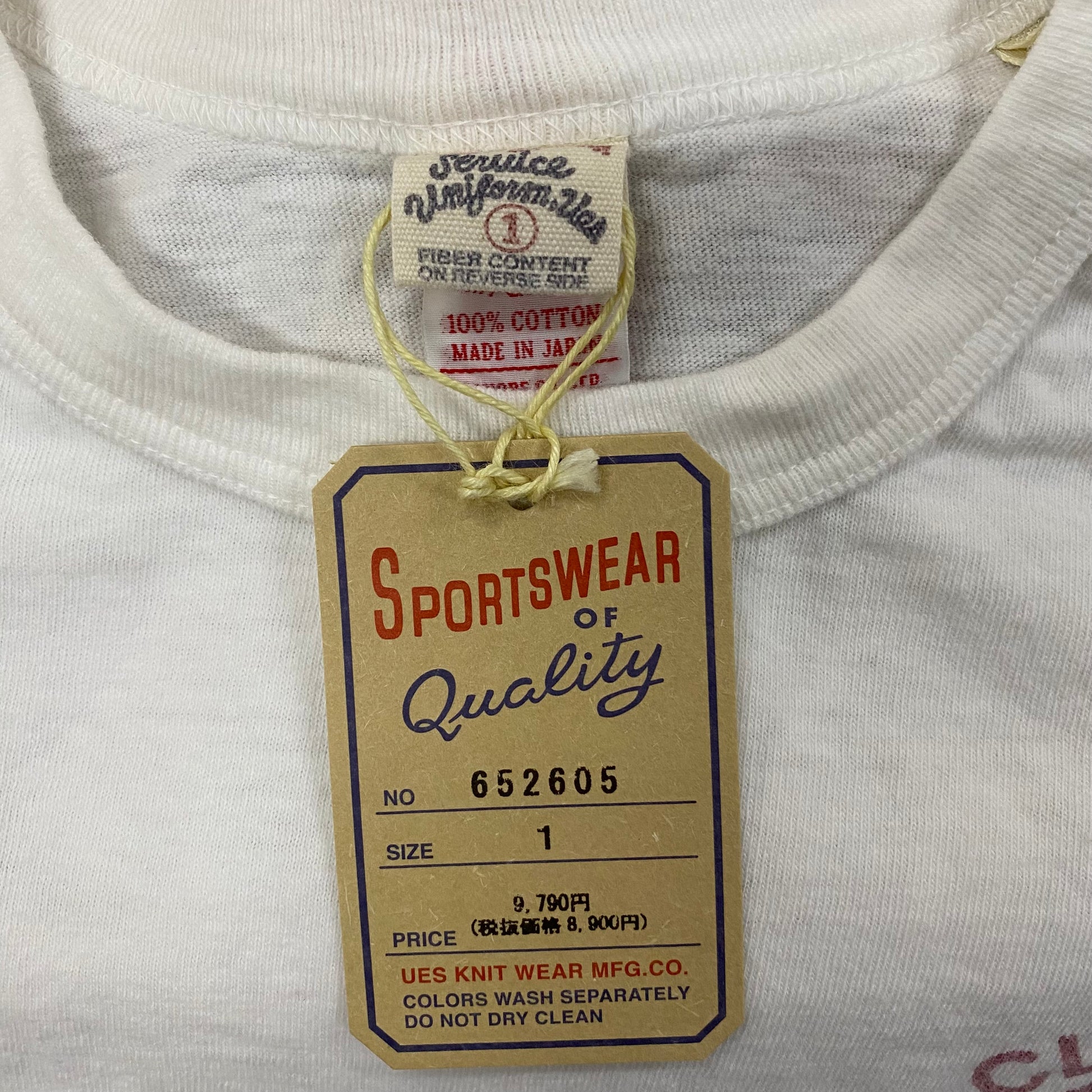 UES/ウエス WASH & WEAR Tシャツ/652605 Tシャツ ｜南国 高知のジーパン屋 ORIGINAL