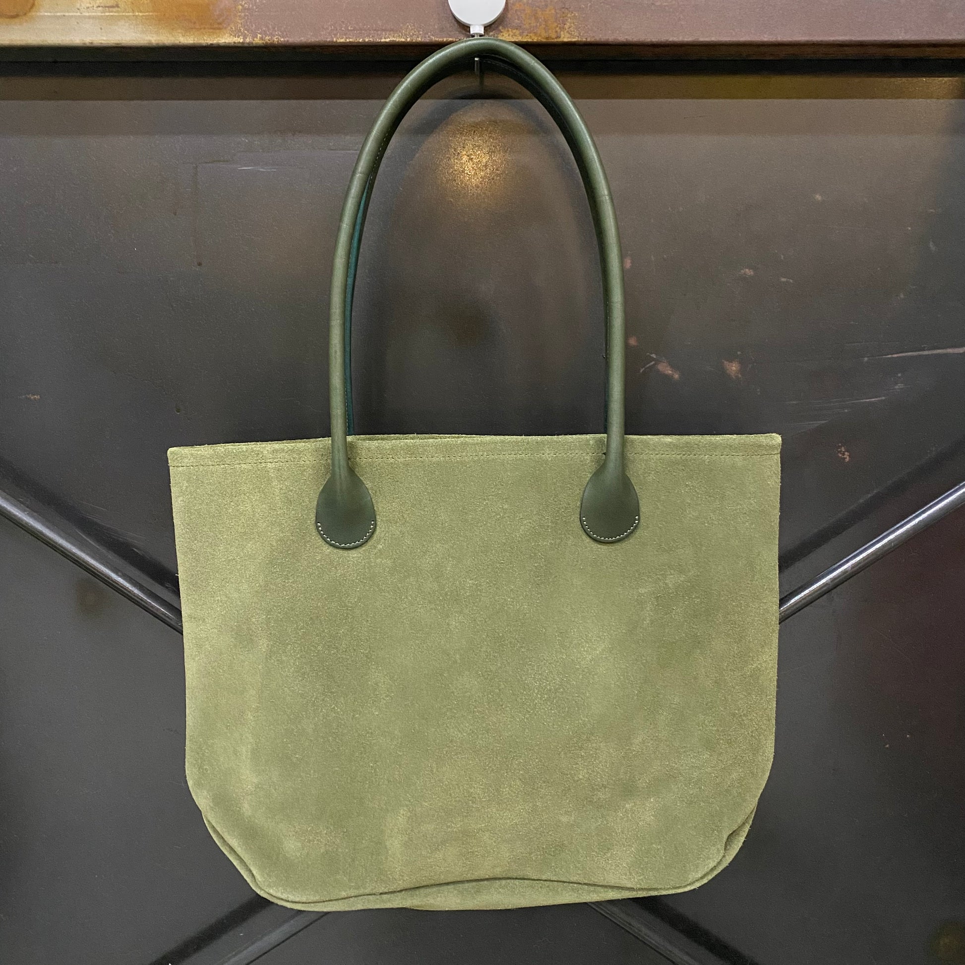 zodiac/ゾディアック カウレザースウェードトートバッグ ミディアムサイズ/9021 OLIVE オリーブ トートバッグ ｜南国 高知のジーパン屋 ORIGINAL