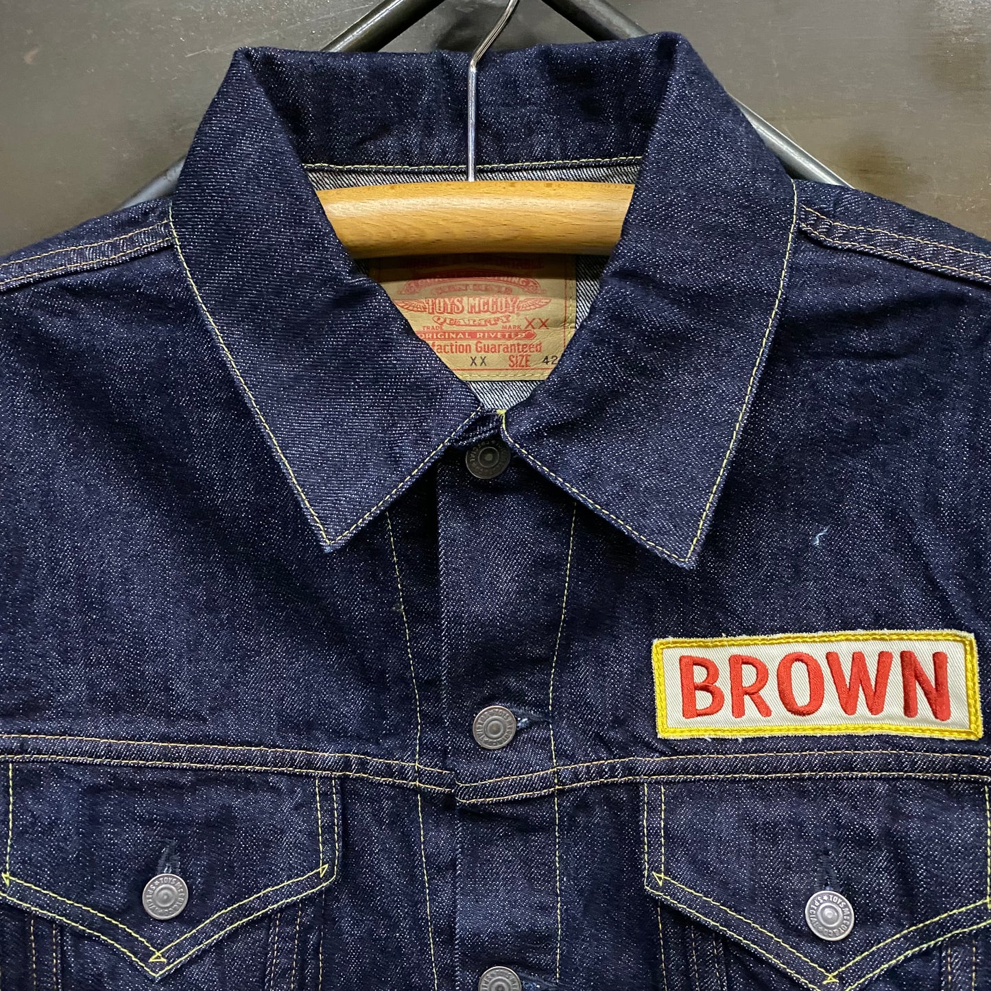 TOY'S McCOY/トイズマッコイ DENIM JACKET LOT 687XX SNOOPY " BORN FREE! SANTA ROSA "/TMJ2503