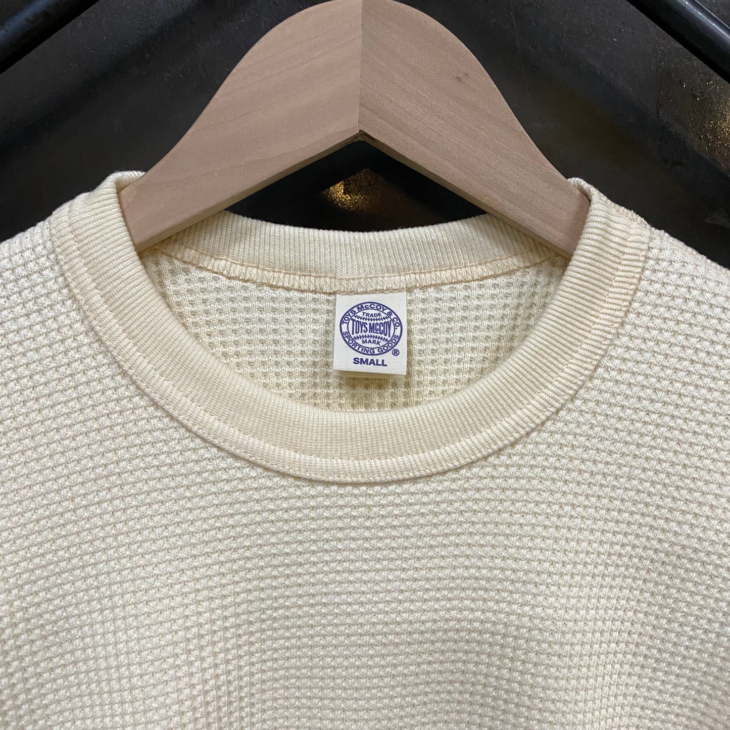 TOY'S McCOY/トイズマッコイ　BIG WAFFLE CREW NECK SHIRT/ TMC2554