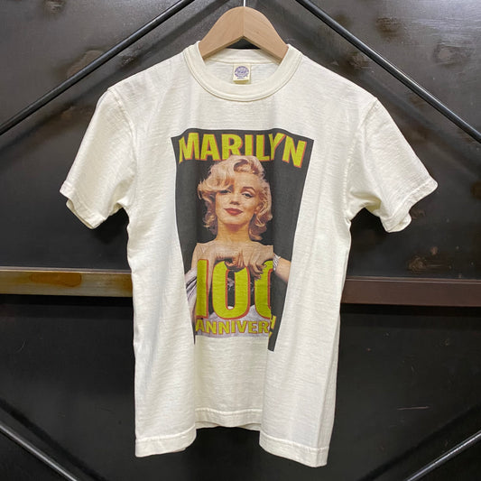 TOY'S McCOY/トイズマッコイ MARILYN MONROE TEE " 100TH ANNIVERSARY "/TMC2619 011 OFFWHITE オフホワイト Tシャツ ｜南国 高知のジーパン屋 ORIGINAL