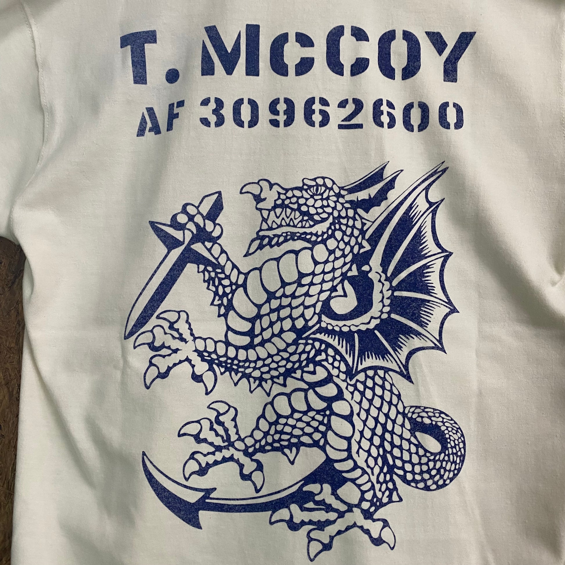 TOY'S McCOY/トイズマッコイ MILITARY TEE T. McCOY "AF 30962600" /TMC2608 Tシャツ ｜南国 高知のジーパン屋 ORIGINAL