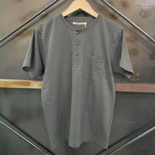 TWO MOON/トゥームーン HENRY NECK POCKET T-SHIRT ヘンリーネックポケットTシャツ /26344-73 73 CHARCOAL チャコール Tシャツ ｜南国 高知のジーパン屋 ORIGINAL