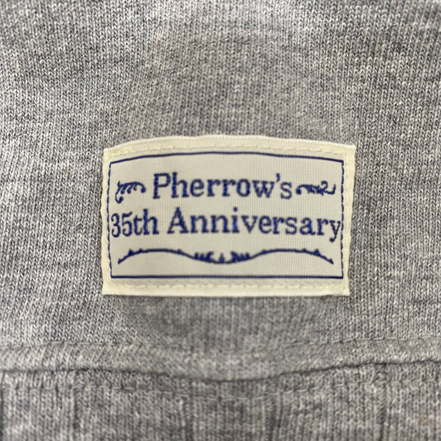 PHERROW'S /フェローズ 半袖 両V スウェット35周年モデル/26S-PVGT-35TH スウェット ｜南国 高知のジーパン屋 ORIGINAL