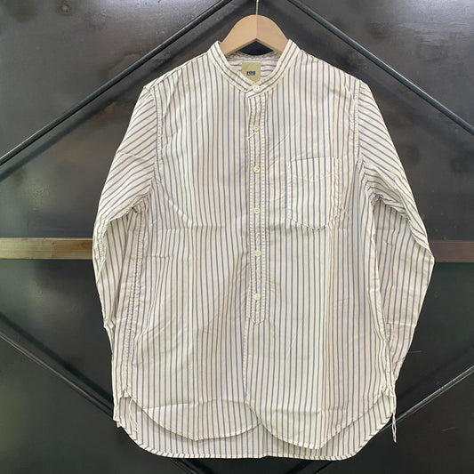 FOB FACTORY /エフオービーファクトリー BAND COLLAR SHIRTS バンドカラーシャツ/F3509