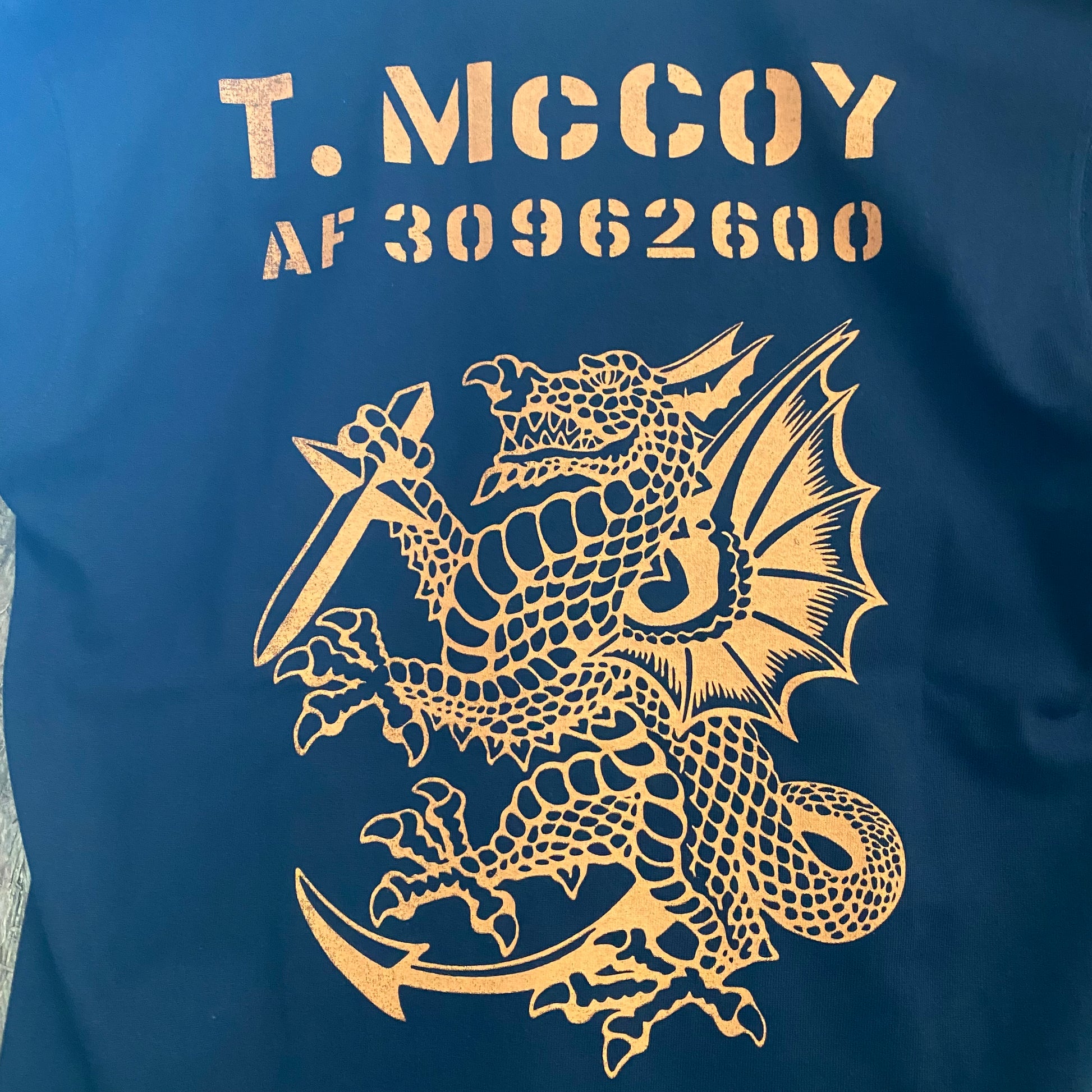 TOY'S McCOY/トイズマッコイ MILITARY TEE T. McCOY "AF 30962600" /TMC2608 Tシャツ ｜南国 高知のジーパン屋 ORIGINAL