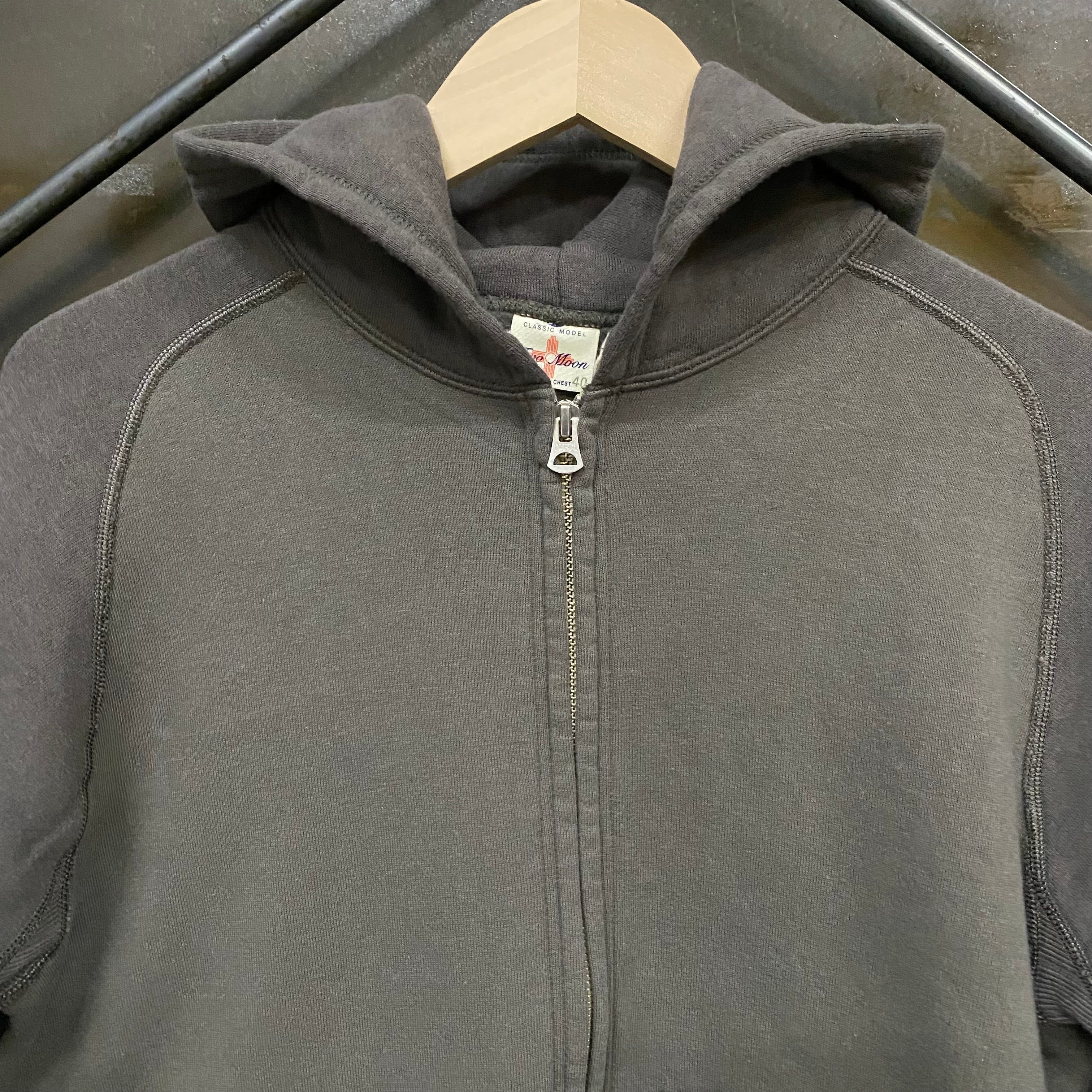 TWO MOON/トゥームーン 丸胴 フリーダムスリーブ フルジップパーカー