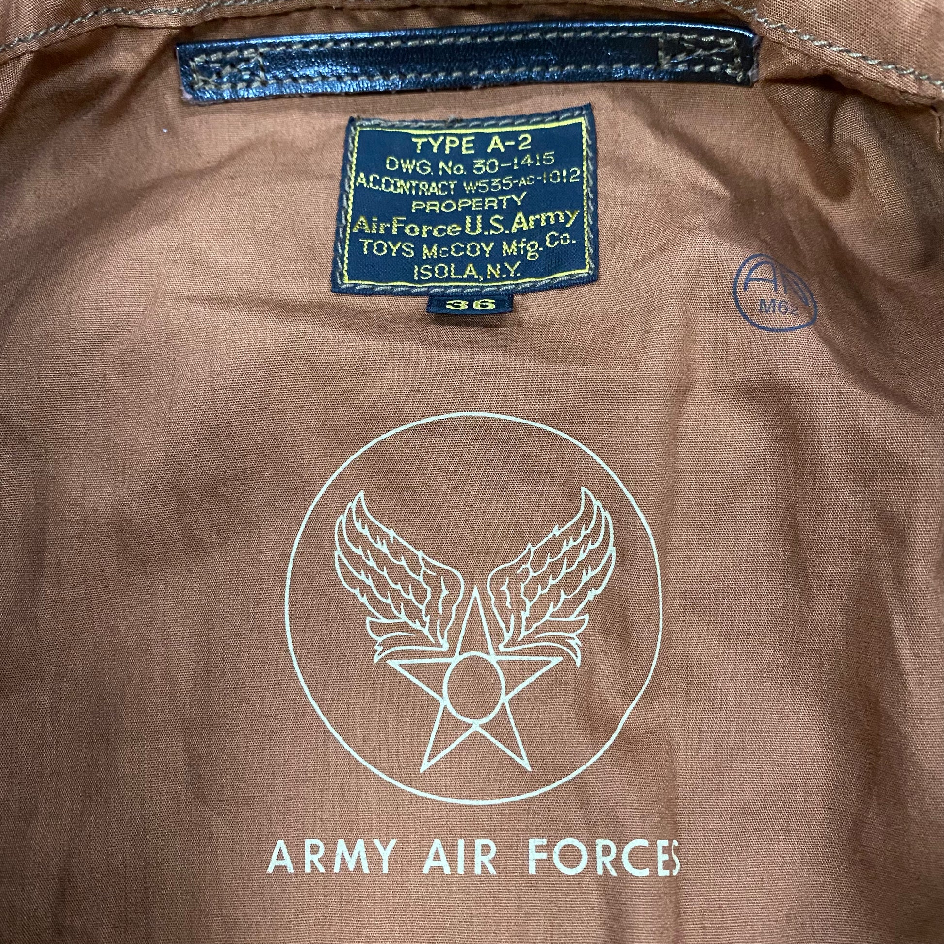 TOYS McCOY トイズマッコイTYPE A-2 RED RIBBED 40 TOYS McCOY トイズマッコイTYPE A-2 RED RIBBED 40