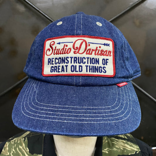 STUDIO D'ARTISAN & SA./ステュディオ・ダ・ルチザン  デニムキャップ/D7556