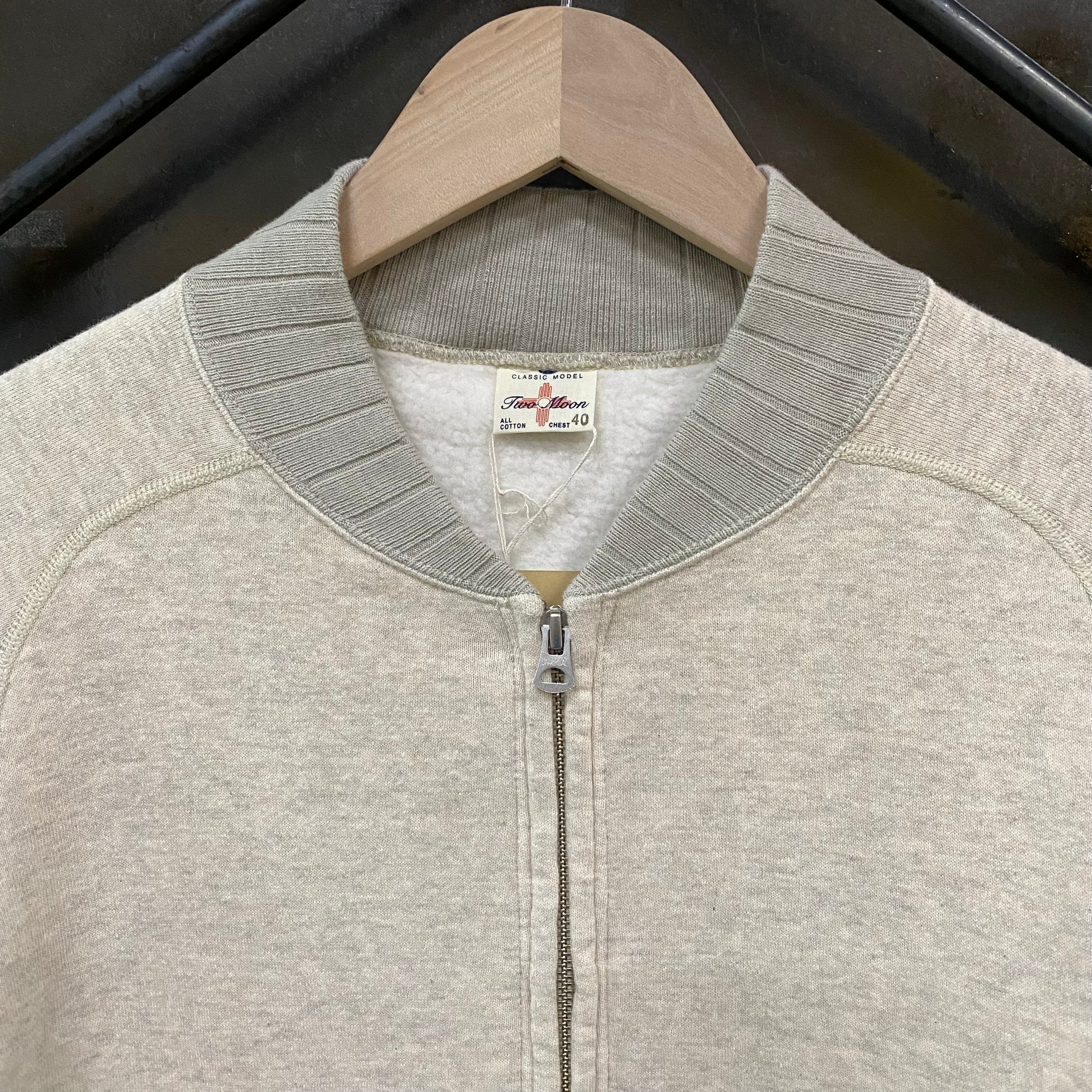 TWO MOON/トゥームーン FREEDOM SLEEVE FULL ZIP SWEATSHIRTS 丸胴フリーダムスリーブフルジップスウェット/10329-03 スウェット ｜南国 高知のジーパン屋 ORIGINAL