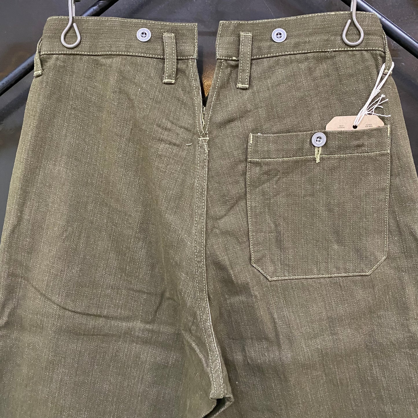 ORGUEIL /オルゲイユ　GREEN DENIM WORKPANTS グリーンデニムワークパンツ /OR-1114