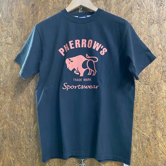 PHERROW'S /フェローズ バッファローロゴプリントT25S-PT2