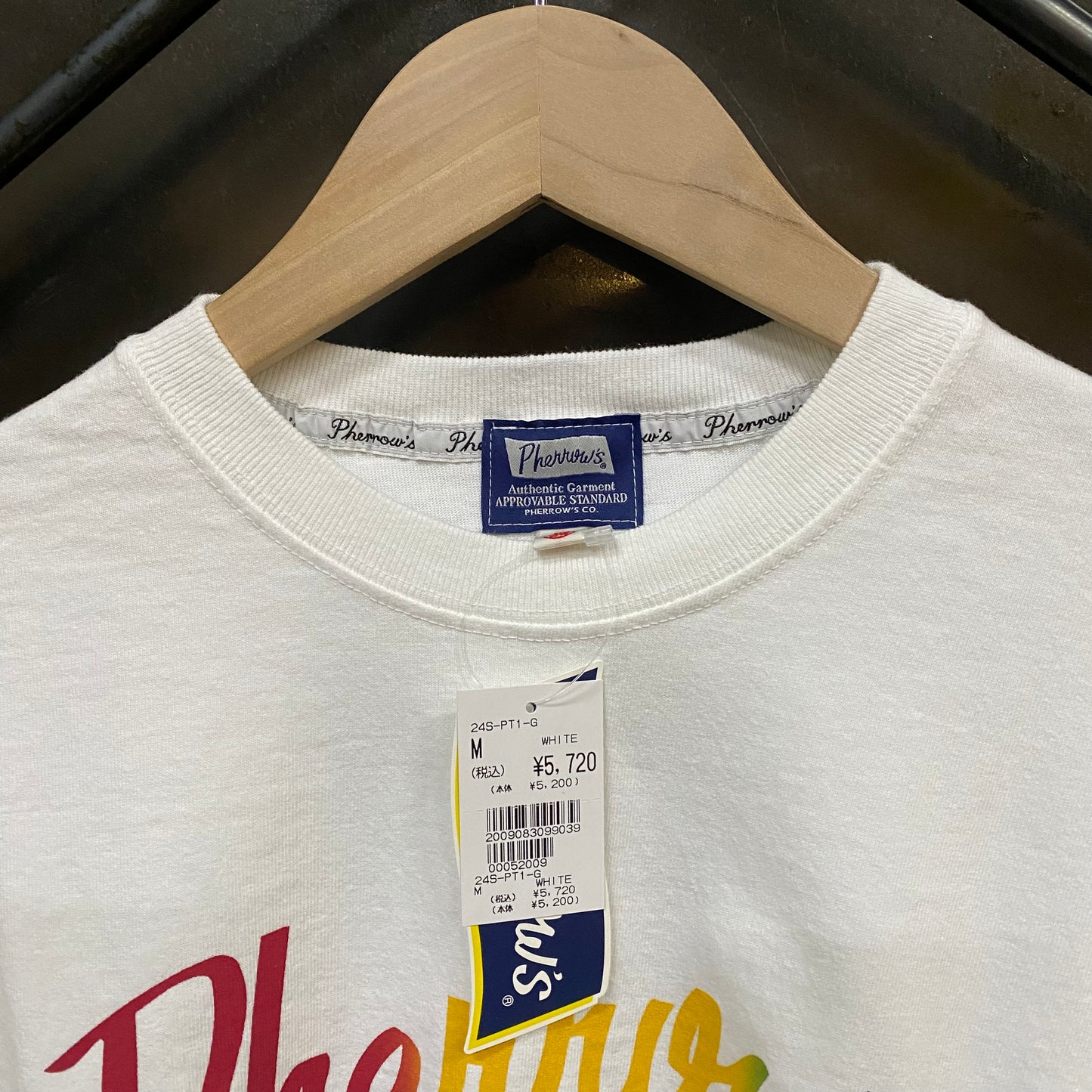 PHERROW'S /フェローズ Pherrow'sロゴ　グラデーションプリントTシャツ/24S-PT1-G