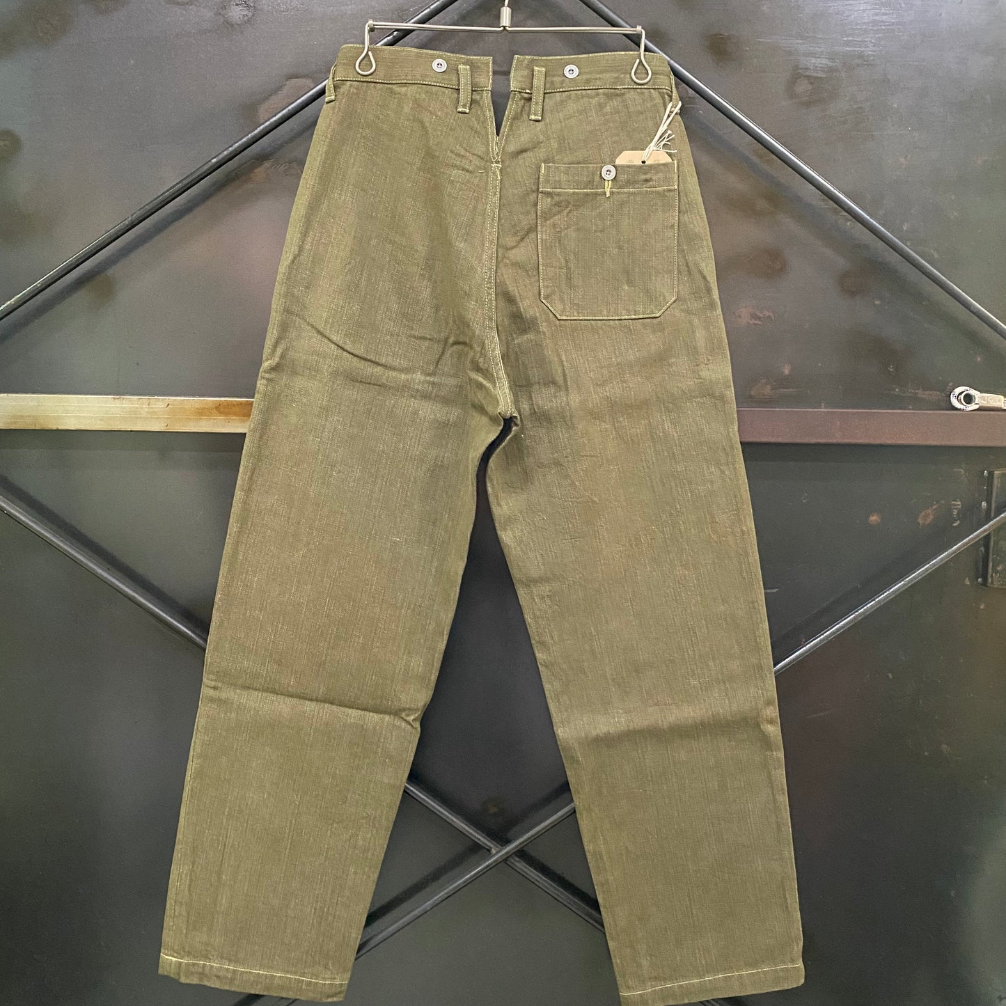 ORGUEIL /オルゲイユ　GREEN DENIM WORKPANTS グリーンデニムワークパンツ /OR-1114