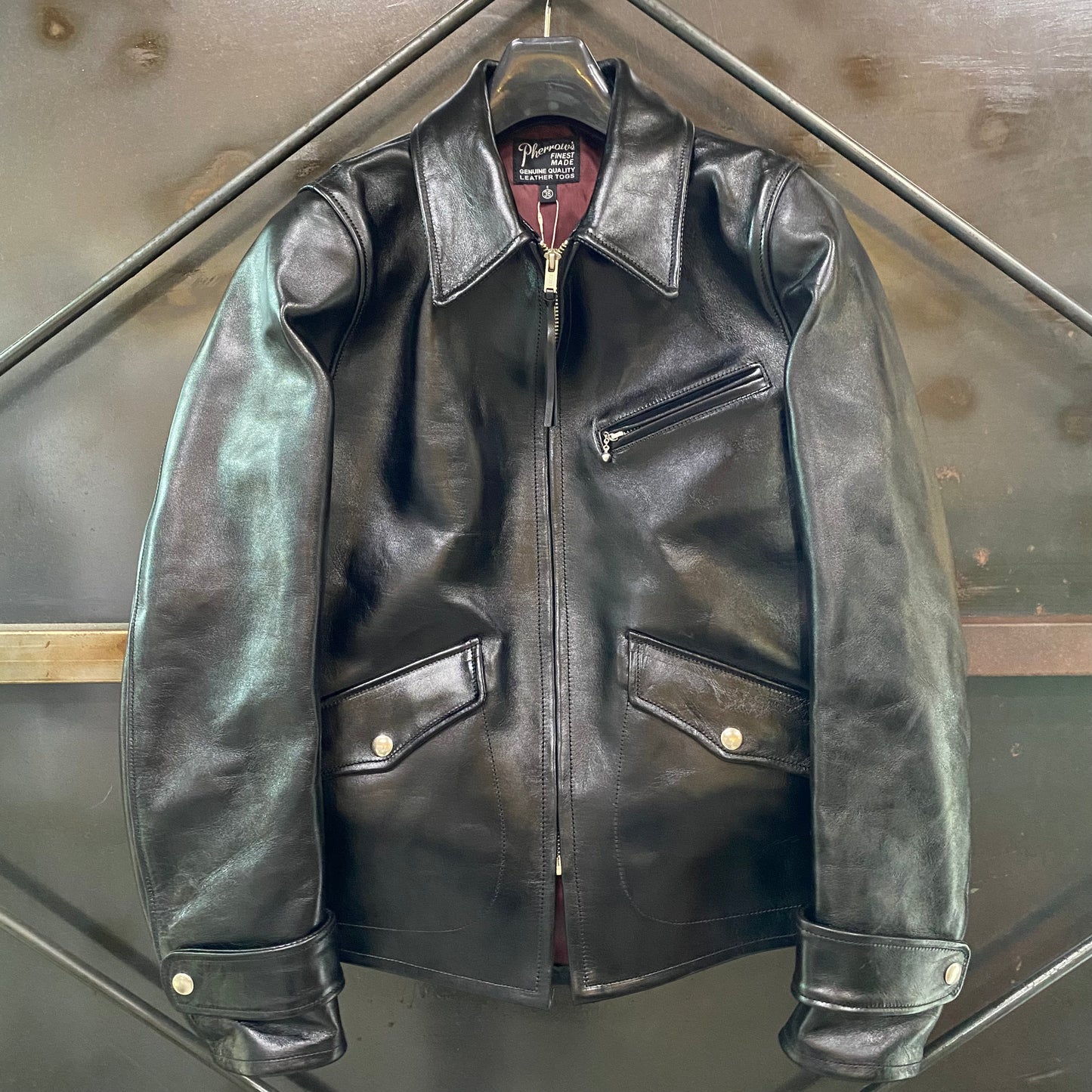 PHERROW'S /フェローズ HORSEHIDE SPORTS JACKET ホースハイド スポーツジャケット/24W-SJ88