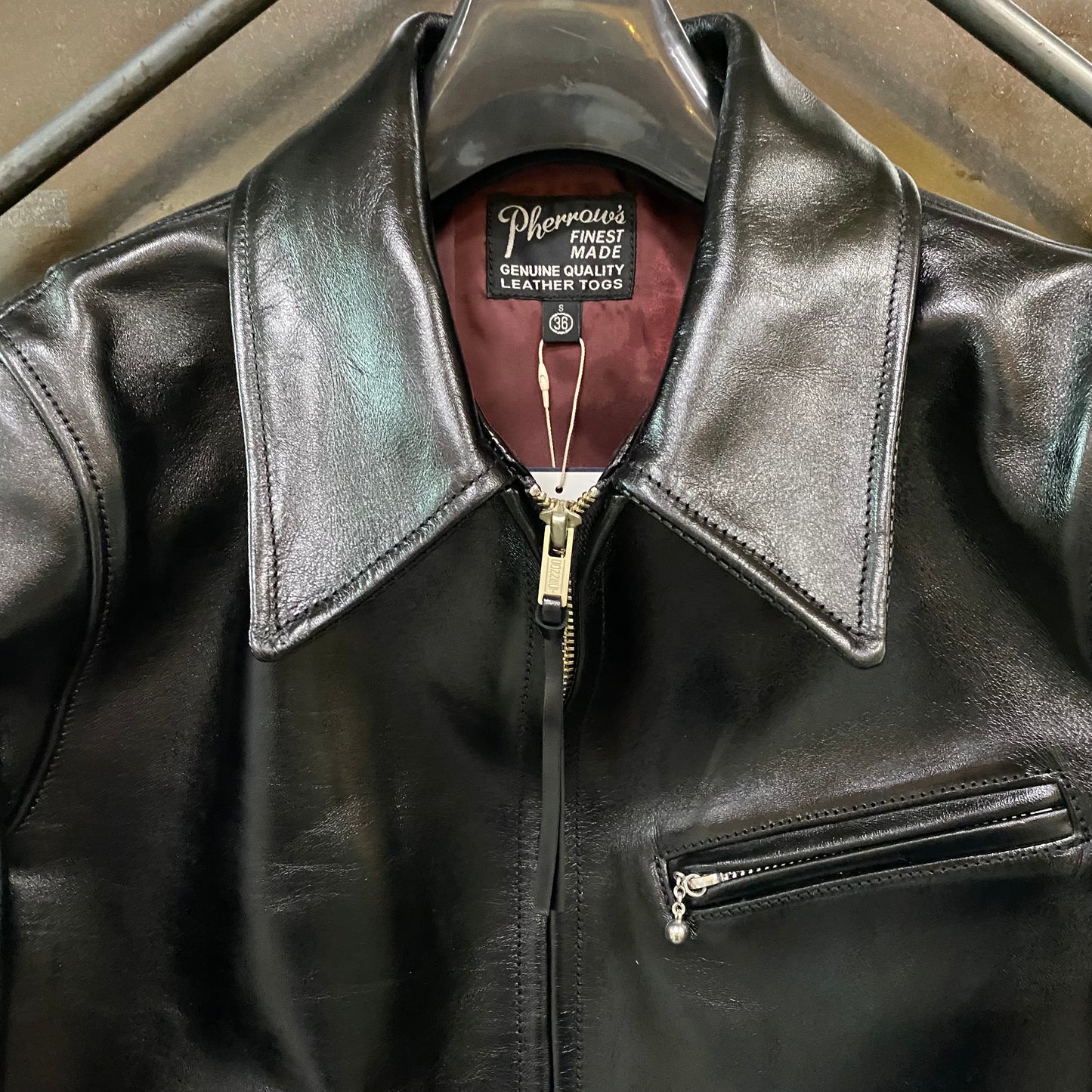 PHERROW'S /フェローズ HORSEHIDE SPORTS JACKET ホースハイド スポーツジャケット/24W-SJ88