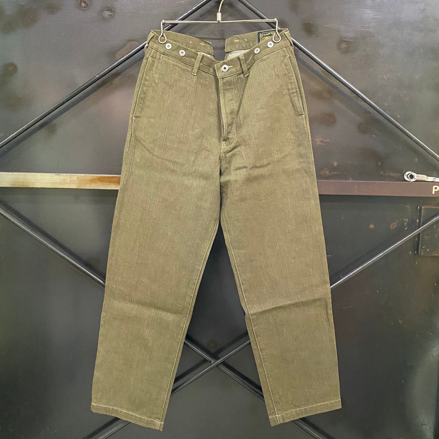 ORGUEIL /オルゲイユ　GREEN DENIM WORKPANTS グリーンデニムワークパンツ /OR-1114