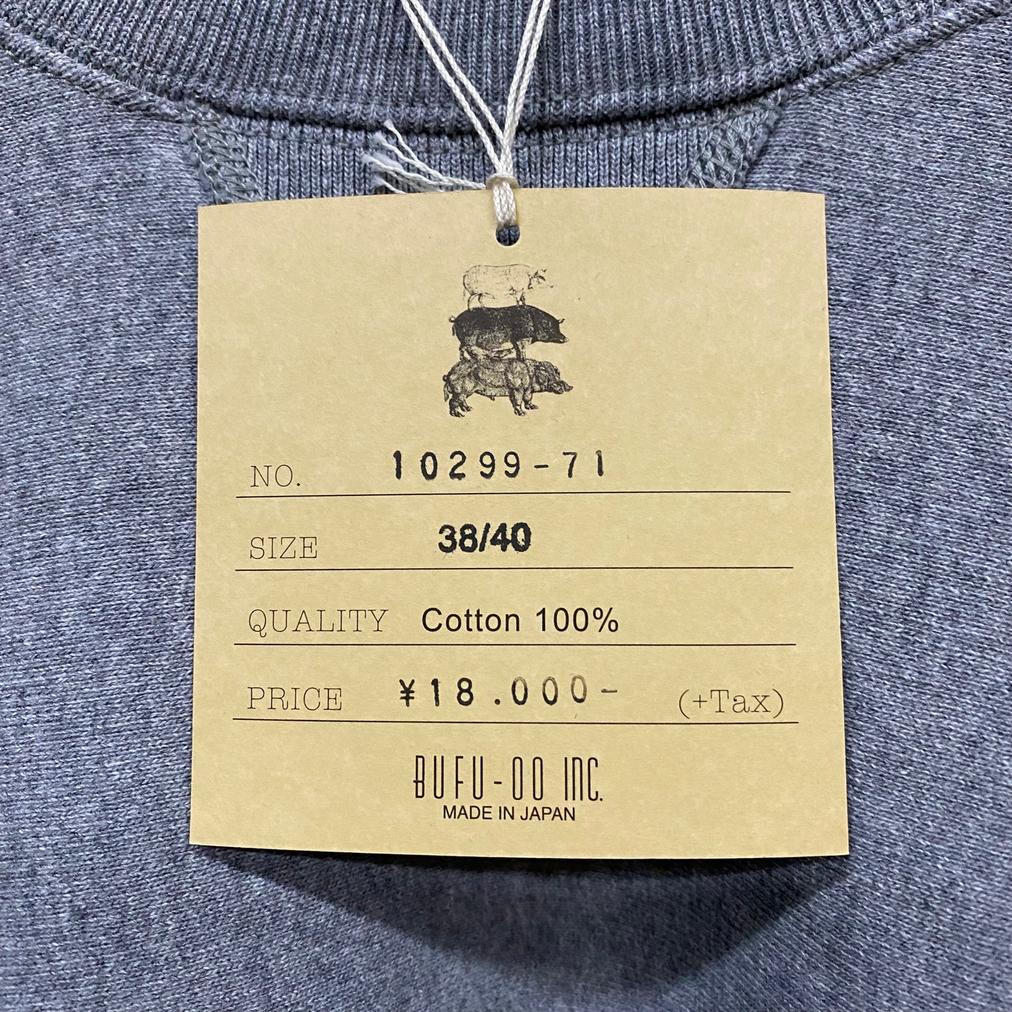 TWO MOON/トゥームーンHEAVY WEIGHT SET-IN-SLEEVE SWEATSHIRTS/ 10299-71