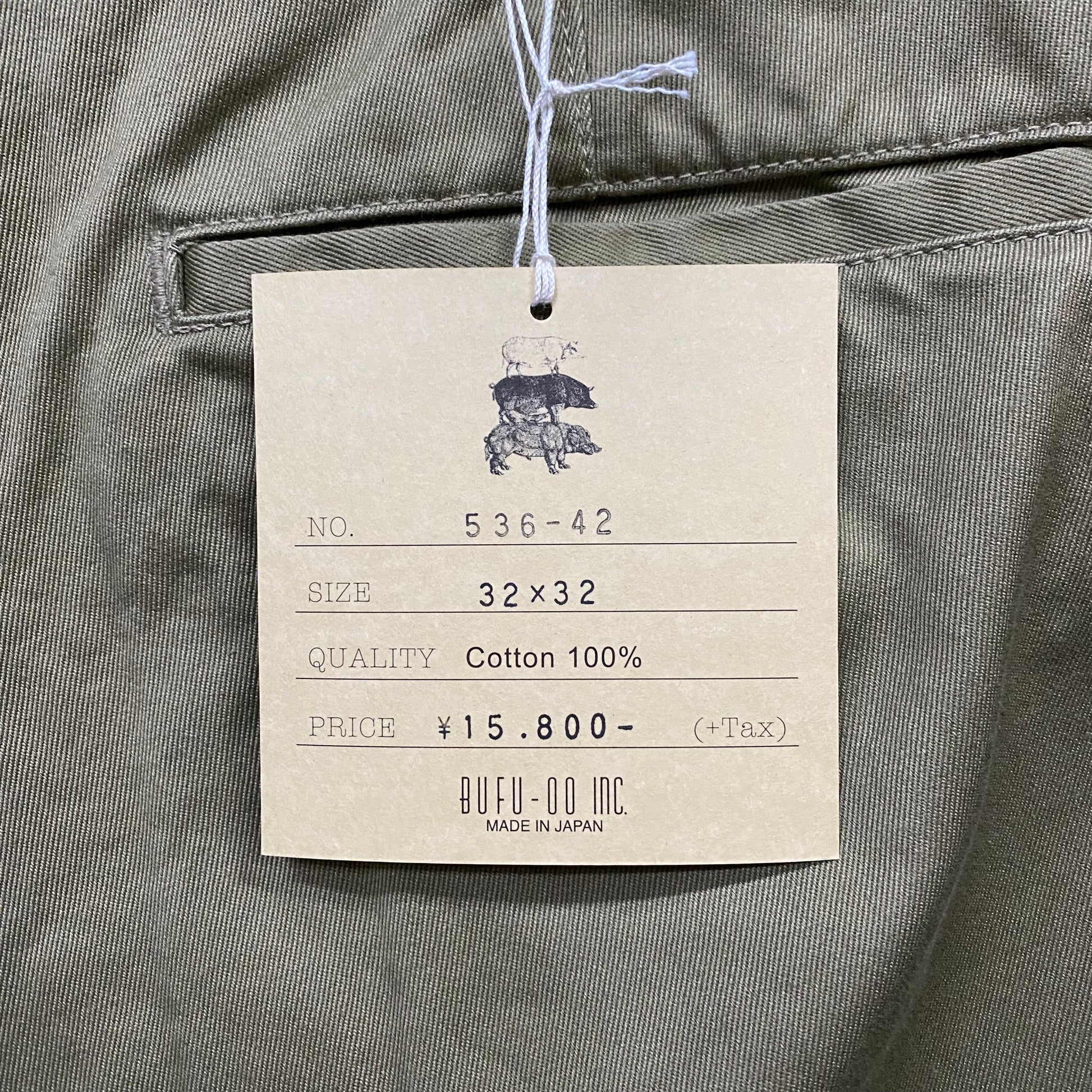 TWO MOON/トゥームーン ウエストポイントトラウザーズ/536-42 チノパン ｜南国 高知のジーパン屋 ORIGINAL