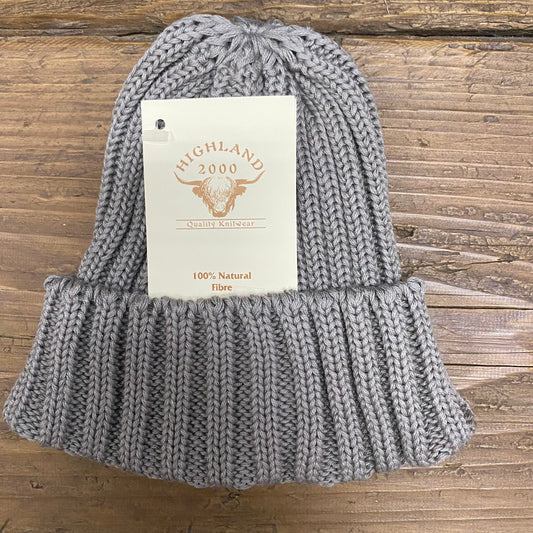 HIGHLAND2000/ハイランド2000 COTTON 8ENDS 2x2 BOBBYCAP コットンニットワッチキャップ