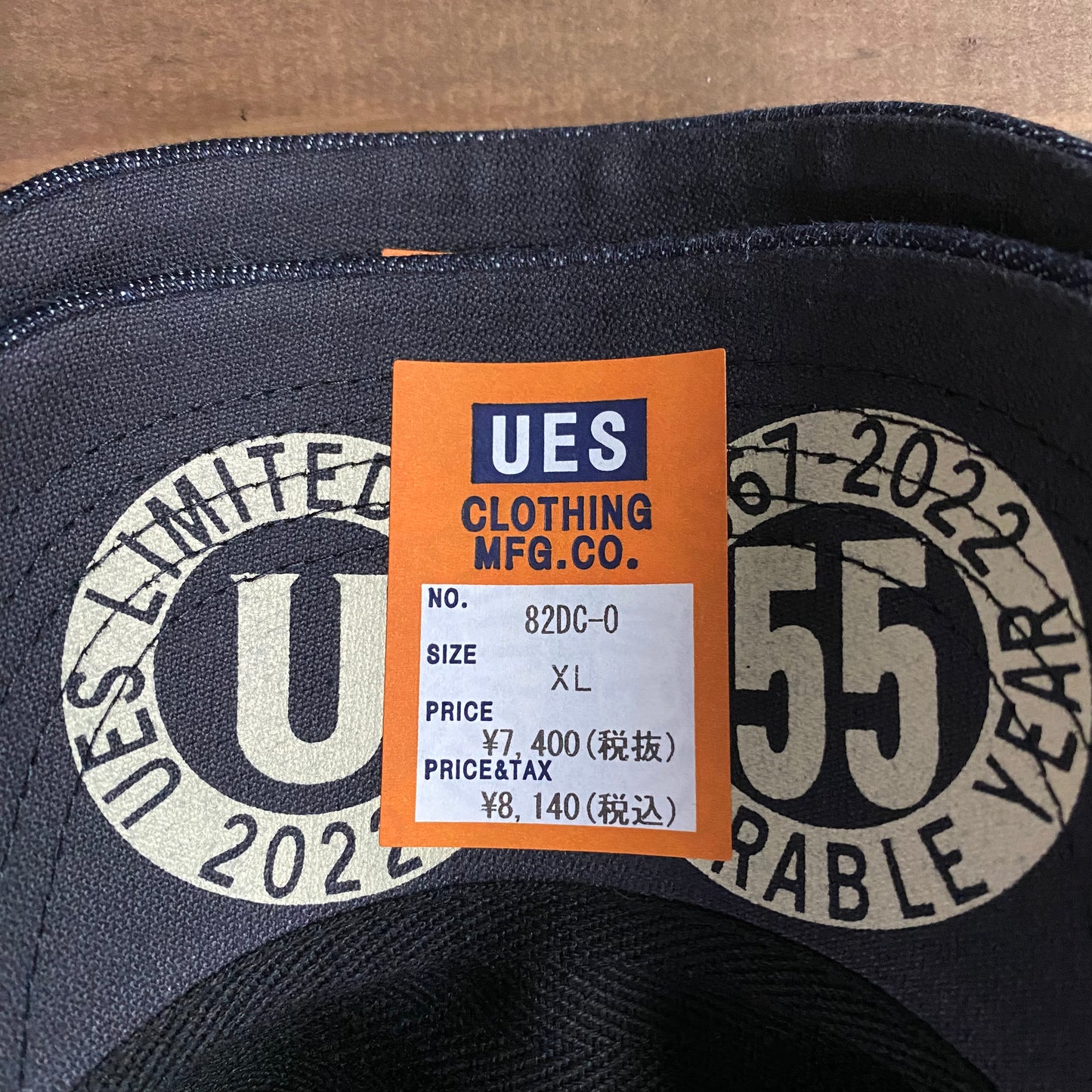 UES/ウエス LIMITED DENIM CAP/82DC-0