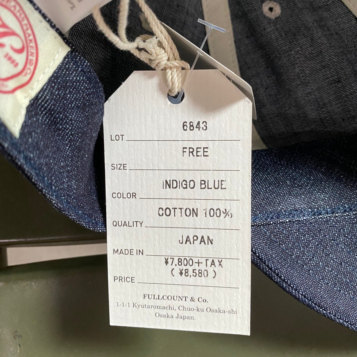 FULLCOUNT/フルカウント FULL Emblem Denim B.B.Cap/6770