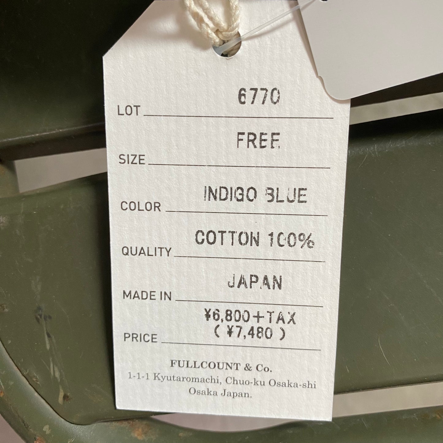 FULLCOUNT/フルカウント FULL Emblem Denim B.B.Cap/6770