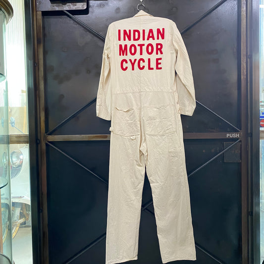 Indian Motorcycle × HEADLIGHT/インディアンモーターサイクル×ヘッドライト 9oz.OFF TWILL ALL IN ONE ツイルオールインワン IM13841