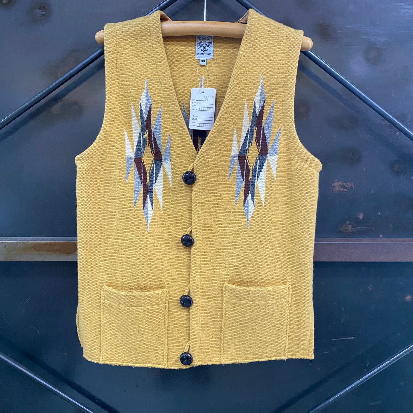 ORTEGA/オルテガ CHIMAYO VEST チマヨベスト 13-26_YEL