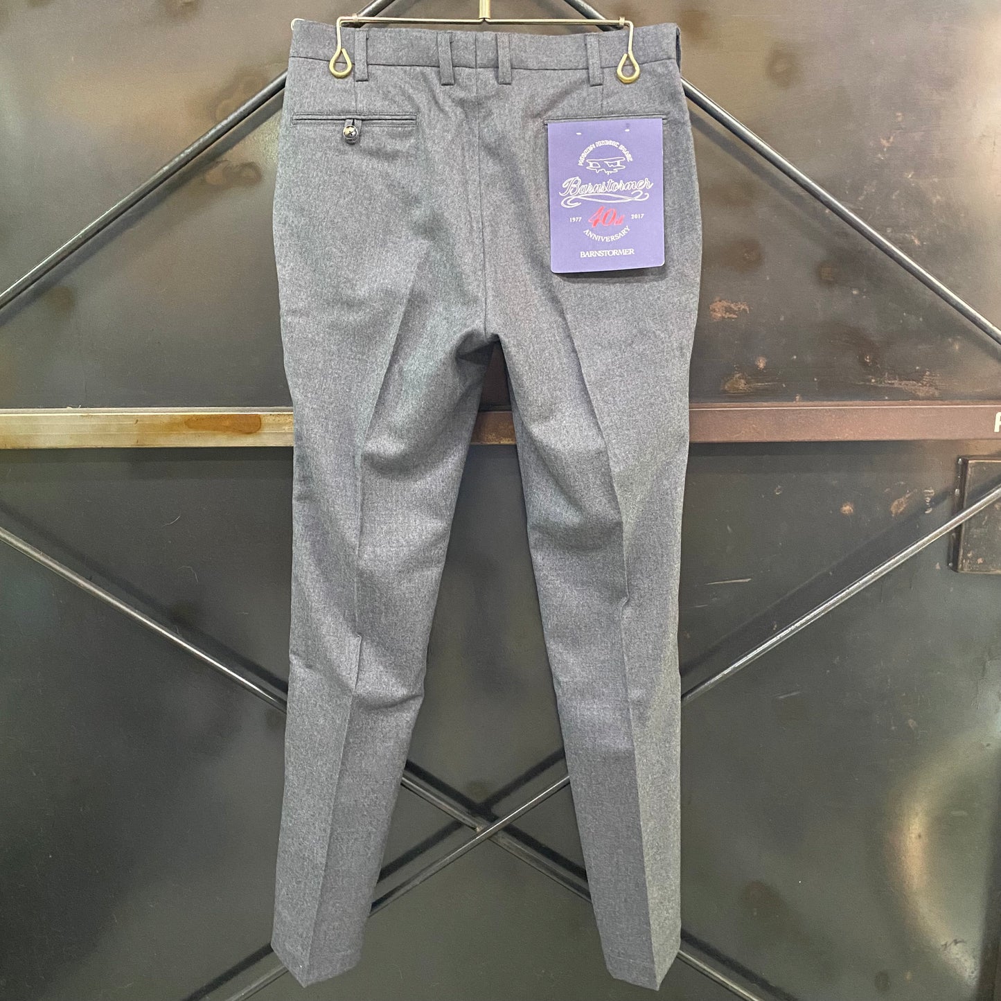 BARNSTORMER/バーンストーマーWOOL DRESS CHINOS ウールフラノチノパン 1310P