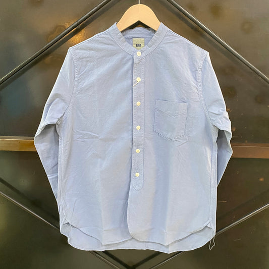FOB FACTORY /エフオービーファクトリー DYED BAND COLLAR SHIRTS/後染めバントカラーシャツ F3464