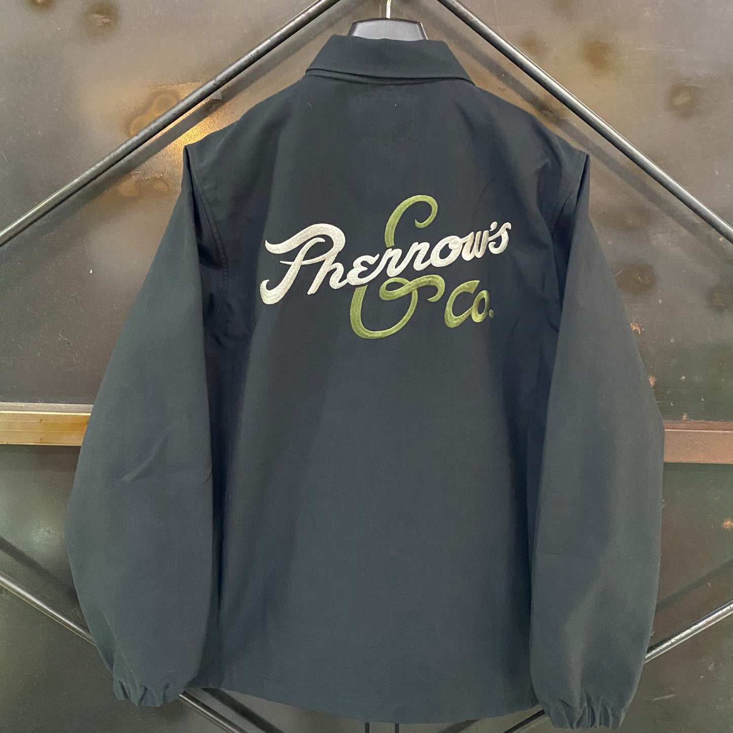 PHERROW'S /フェローズ　コーチジャケット バックサテン コットンレーヨン 両面刺繍 23S-PCOJ1