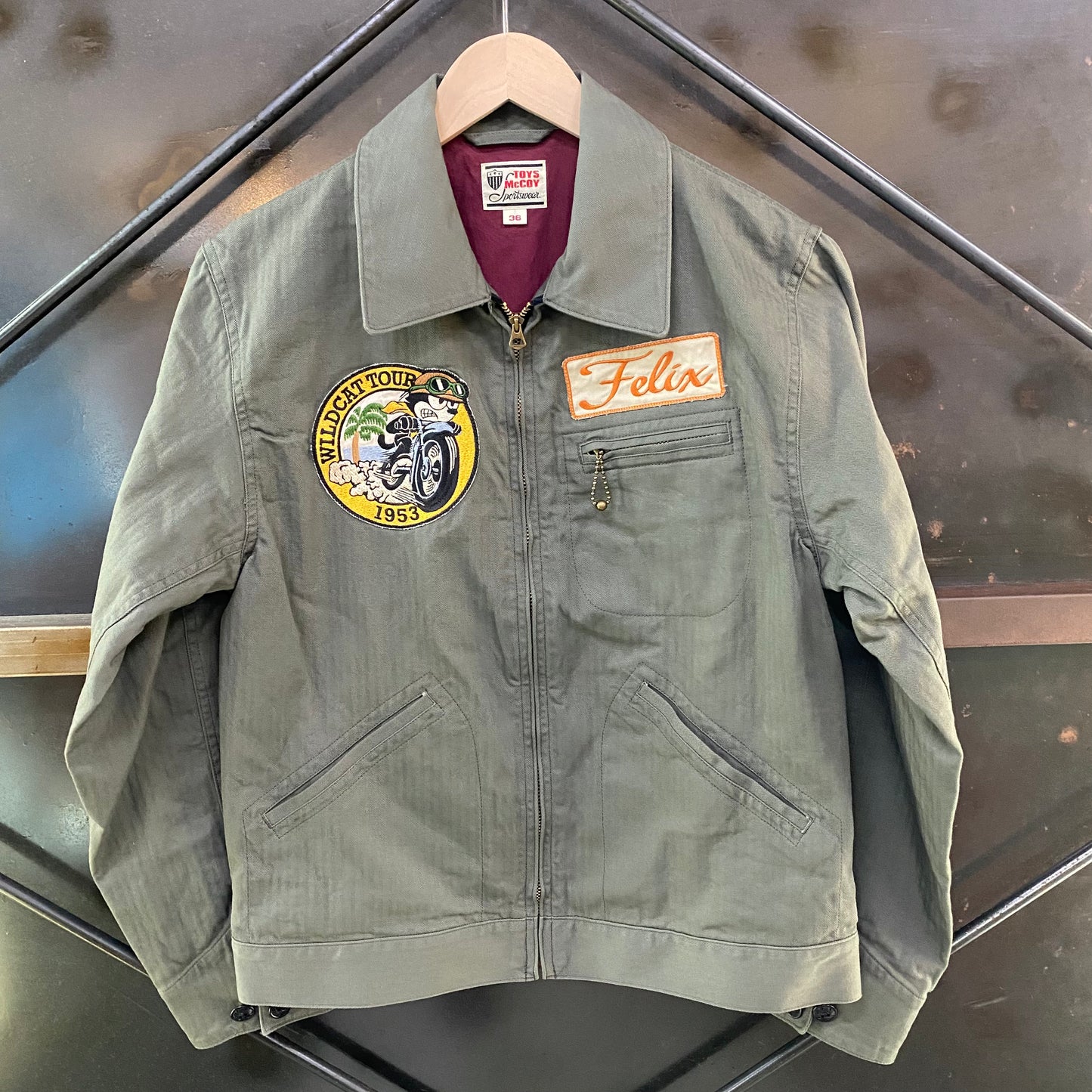 TOYSMCCOY/トイズマッコイ  UTILITY JACKET "WILDCAT TOUR 1953"/TMJ2307