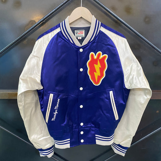 TOY'S McCOY/トイズマッコイ COTTON/RAYON SATEEN BASEBALL JACKET MARILYN MONROE " GOLDEN DRAGON "/ TMJ2303