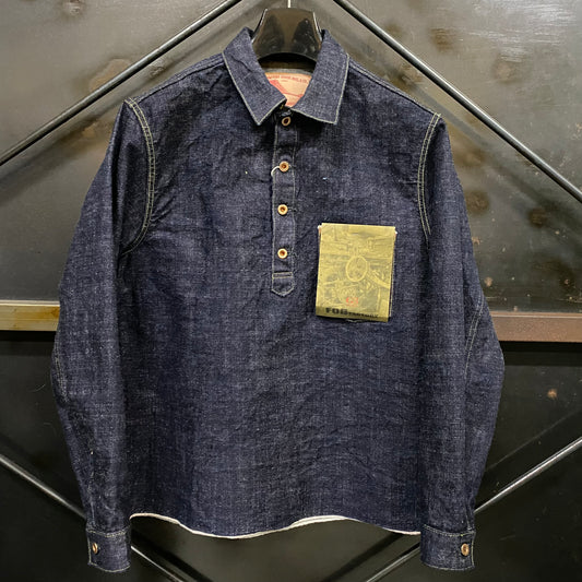 FOB FACTORY /エフオービーファクトリー G3 DENIM P/O JK デニムプルオーバー F2384
