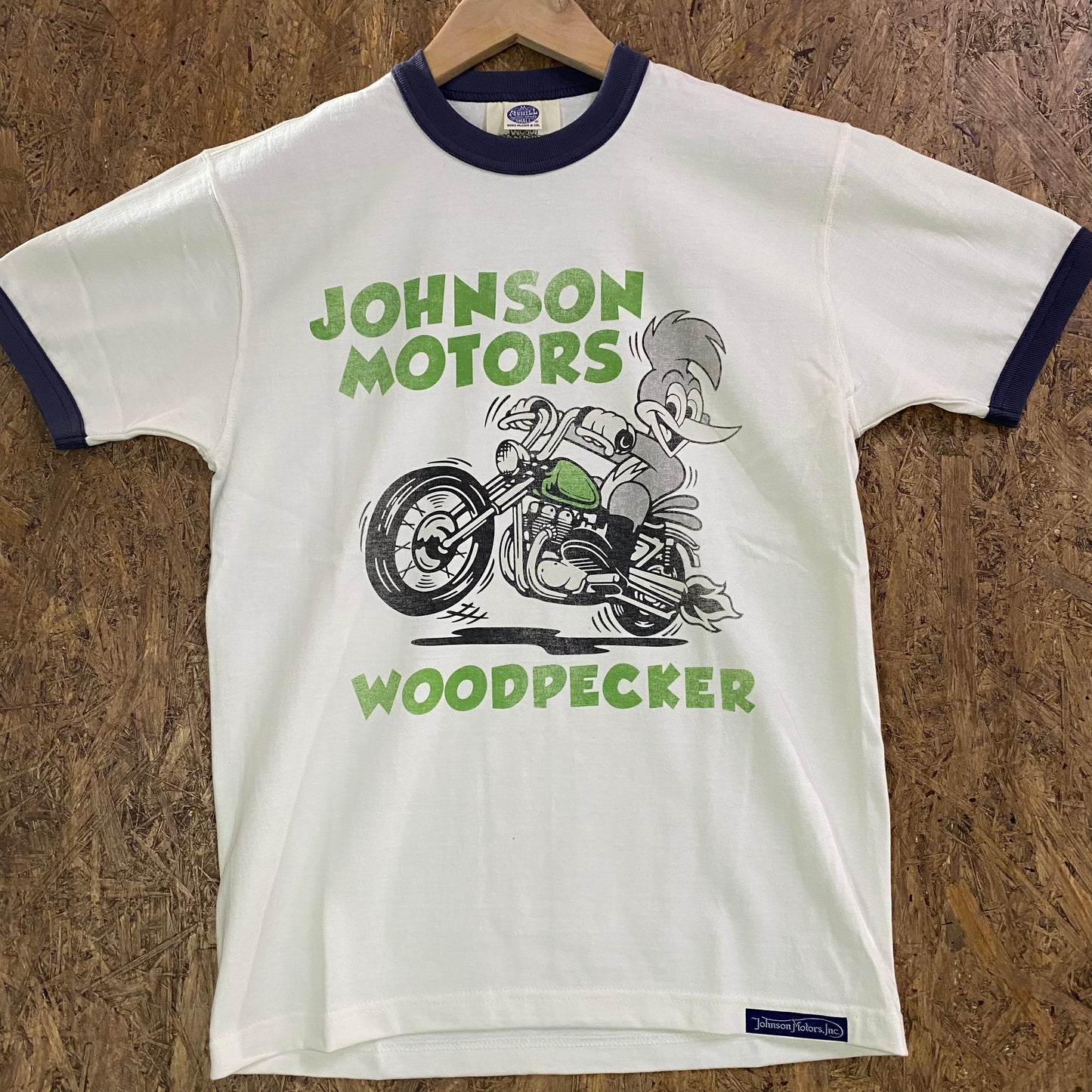 TOY'S McCOY/トイズマッコイ WOODY WOODPECKER TEE " JOHNSON MOTORS "/TMC2220