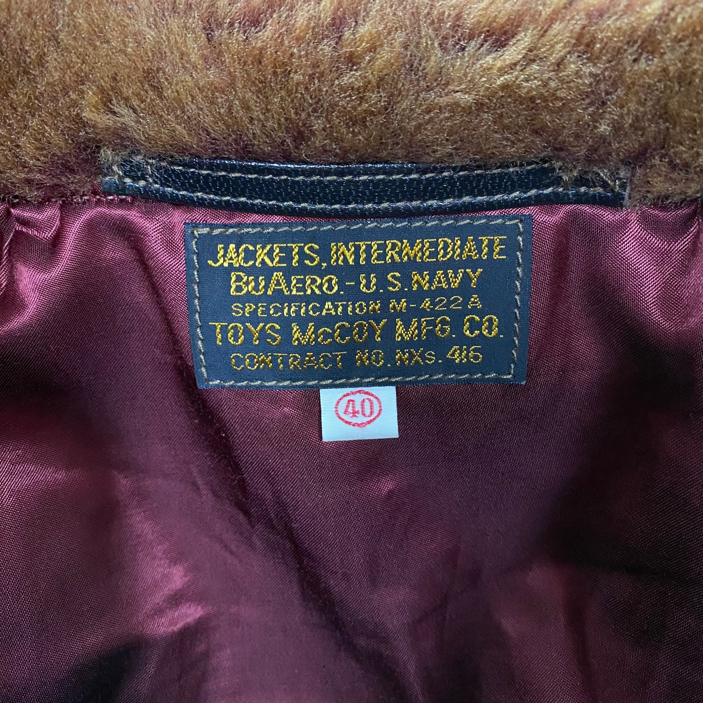 TOY'S McCOY/トイズマッコイ SPEC M-422A TOYS McCOY MFG.C/ TMJ2225